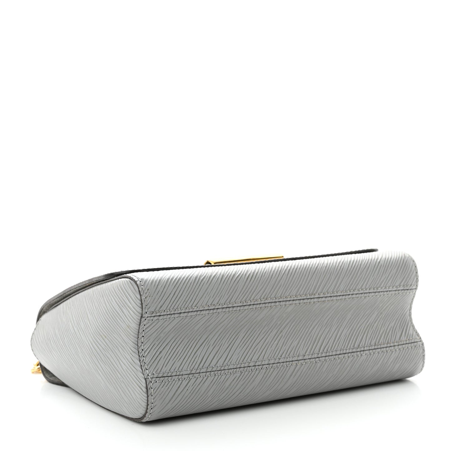 Epi Twist Shoulder Bag MM Gris Cloudy
