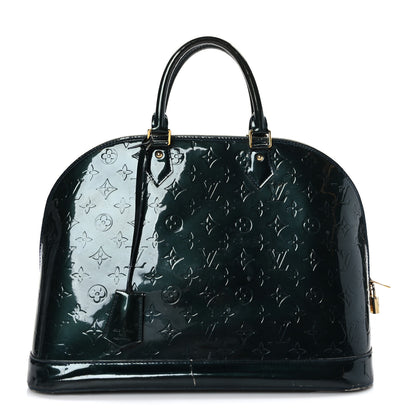 Louis Vuitton Vernis Alma GM Blue Nuit 1 of 13