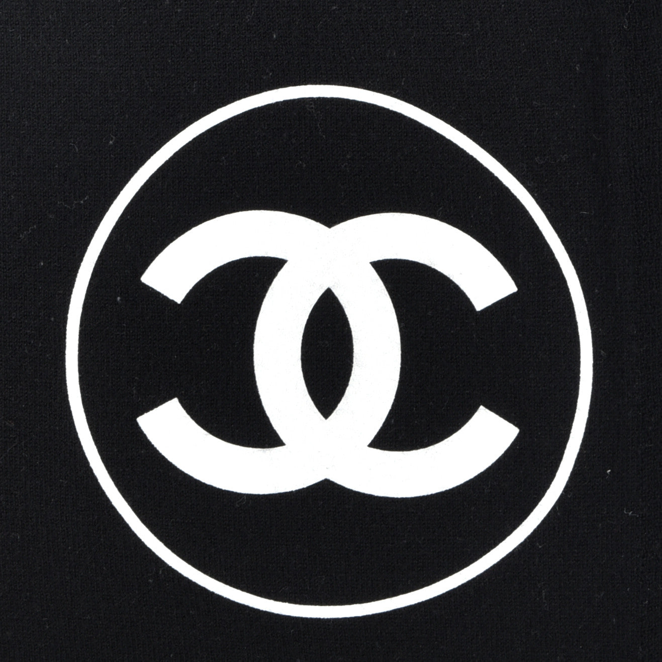 Wool CC Scarf White Black