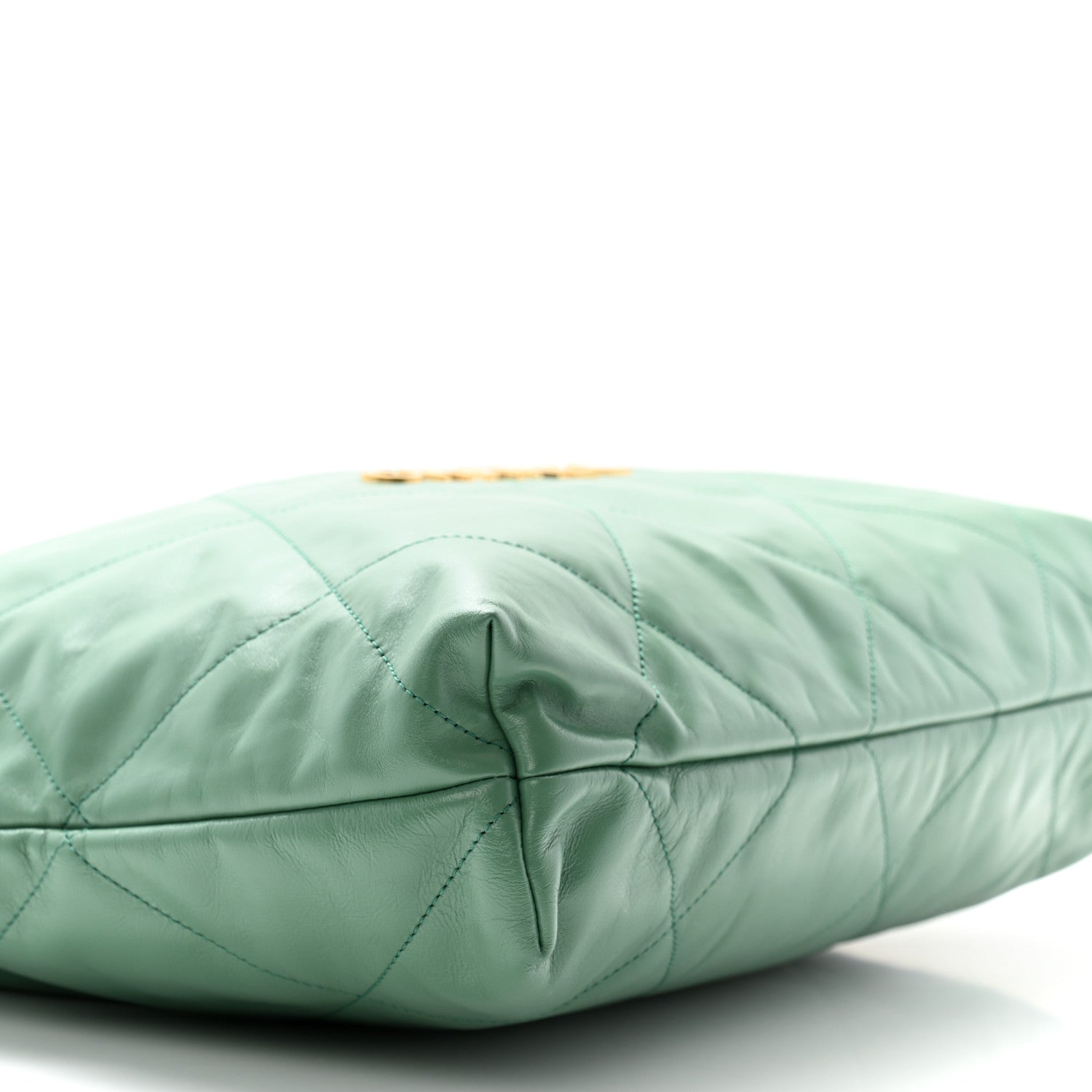Chanel Shiny Calfskin Quilted Chanel 22 Dark Green Dark Green 10 of 11