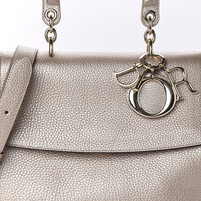 Christian Dior Metallic Bullcalf Small Be Dior Flap Pale Gold 10 of 10