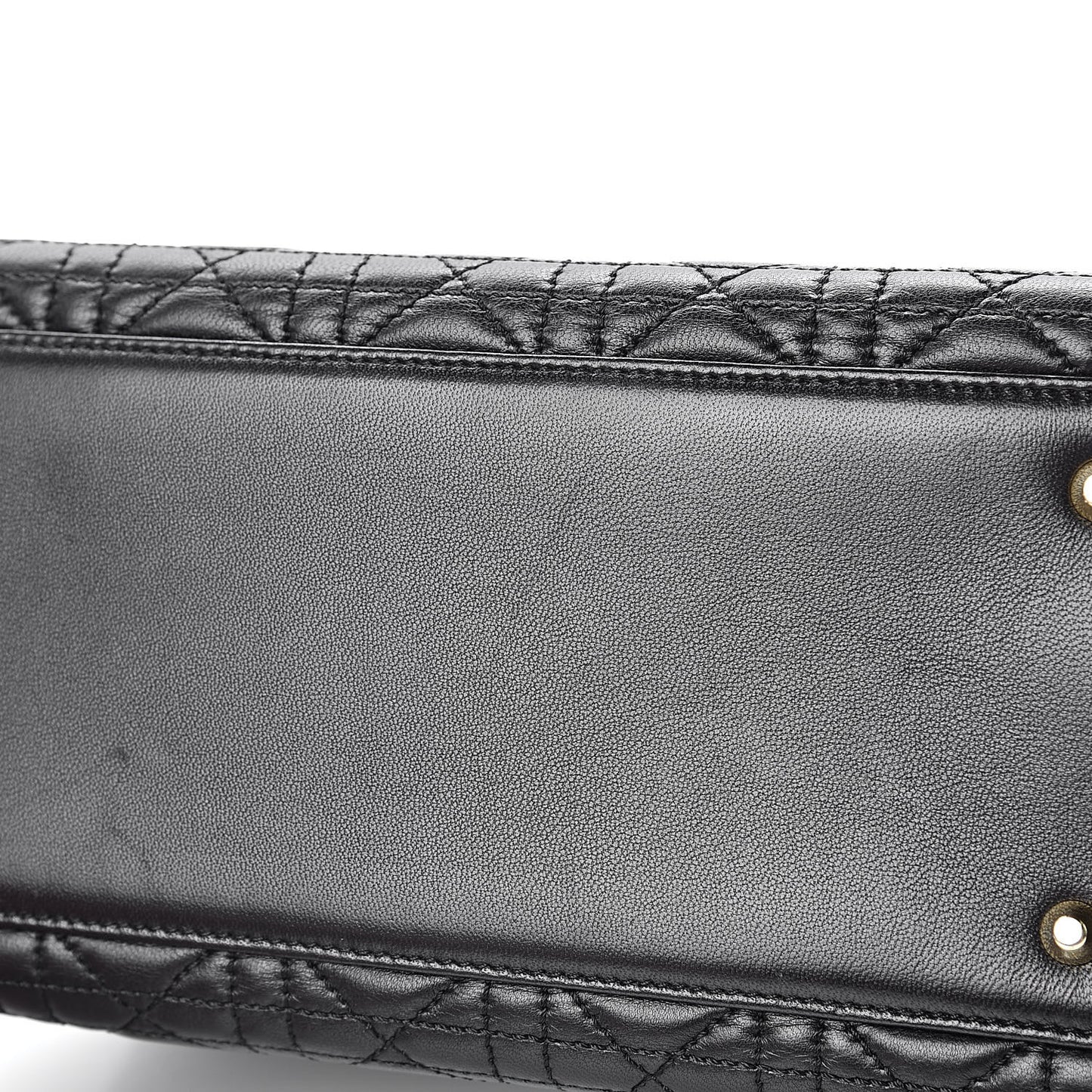 Lambskin Cannage Medium Lady Dior Black
