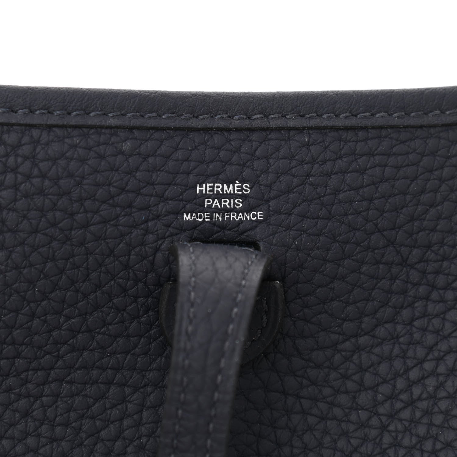 Hermes Taurillon Clemence Evelyne TPM Bleu Nuit 6 of 10