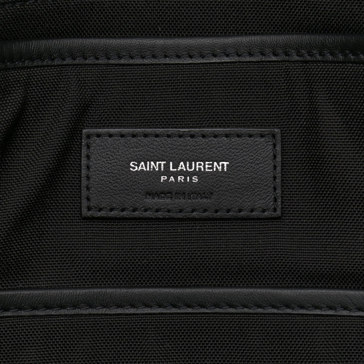Calfskin Checked Print Nuxx Backpack Black White