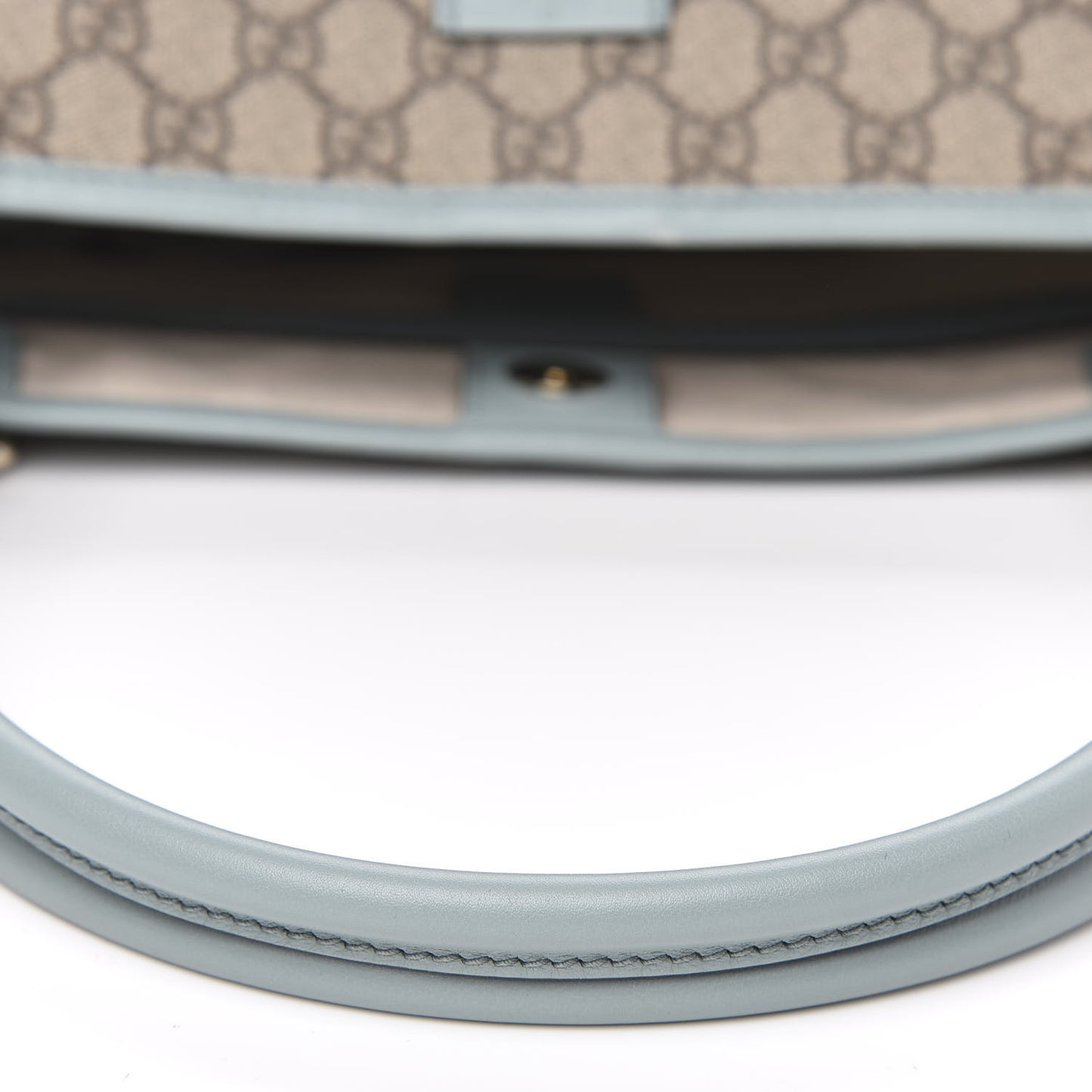 GG Plus Monogram Medium Joy Tote Light Blue