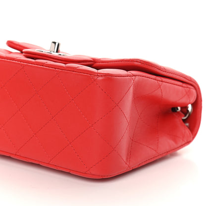 Chanel Lambskin Quilted Mini Square Flap Red 8 of 8