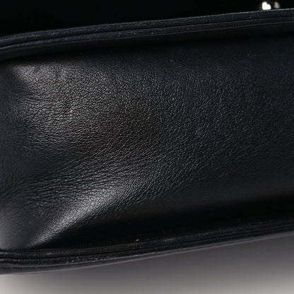 Chanel Calfskin Chain Chevron Small Boy Flap Black 10 of 18
