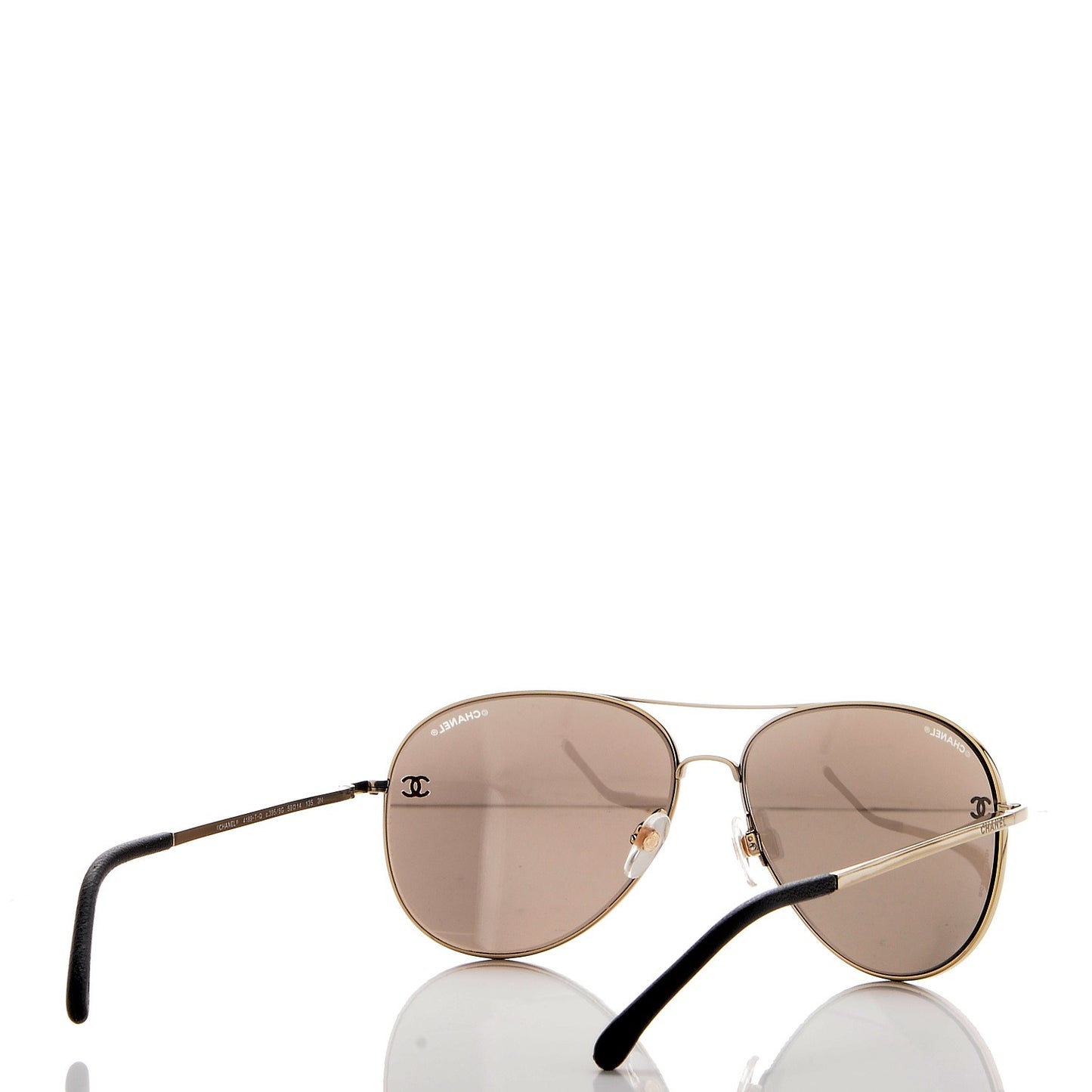Metal Aviator CC Sunglasses 4189-T-Q Brown