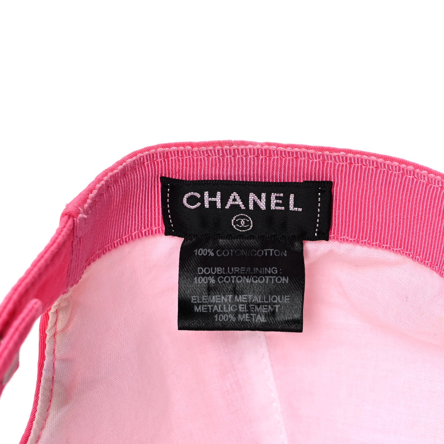 Cotton CC Cap Hat Fuchsia Orange