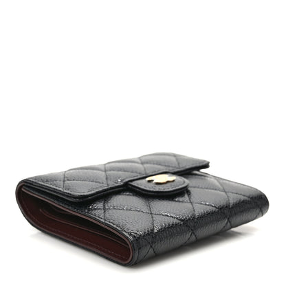 Chanel Caviar Quilted Compact Flap Wallet Black 4 of 8