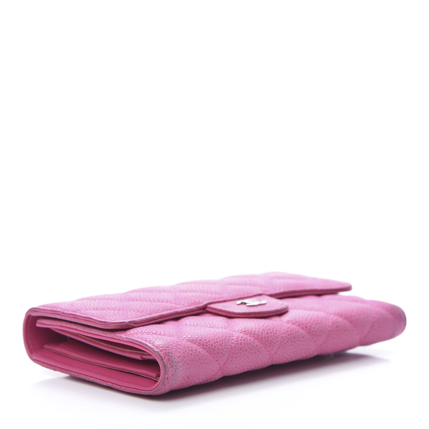 Chanel Iridescent Caviar Quilted Large Flap Wallet Pink 4 of 18