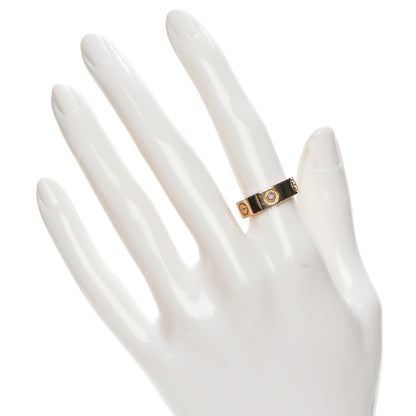 Cartier 18K Pink Gold Pink Sapphire 5.5mm LOVE Ring 51 5.75 2 of 4