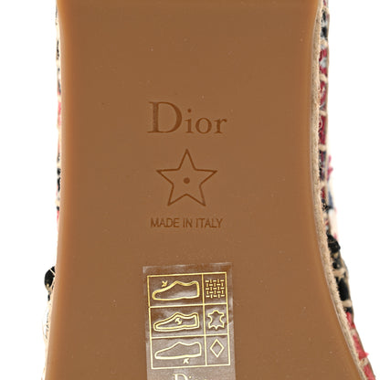 Christian Dior Canvas Mille Fleurs Embroidered Granville Espadrille 39 Multicolor 8 of 8