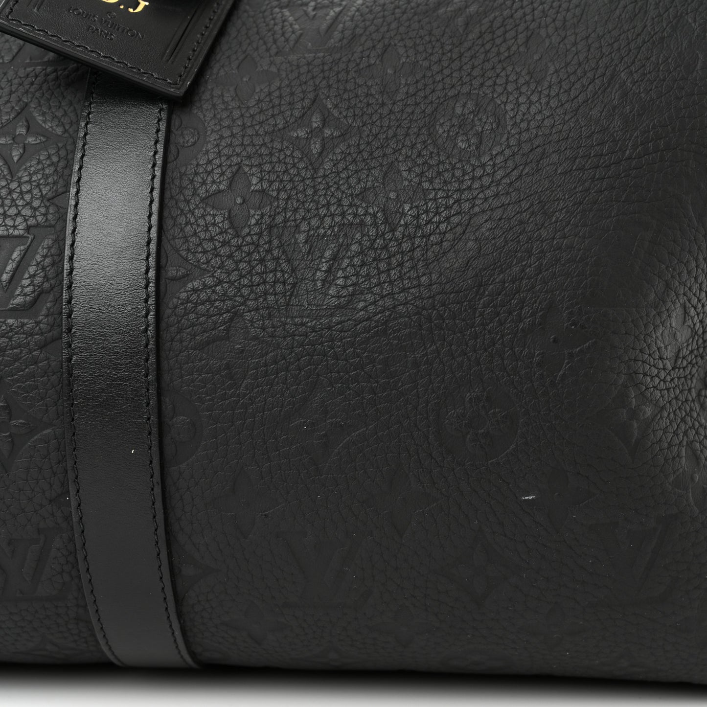 Taurillon Monogram Keepall Bandouliere 50 Black