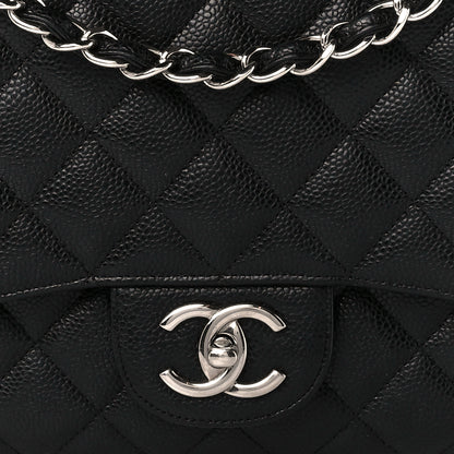 Chanel Caviar Quilted Maxi Double Flap Black 9 of 11