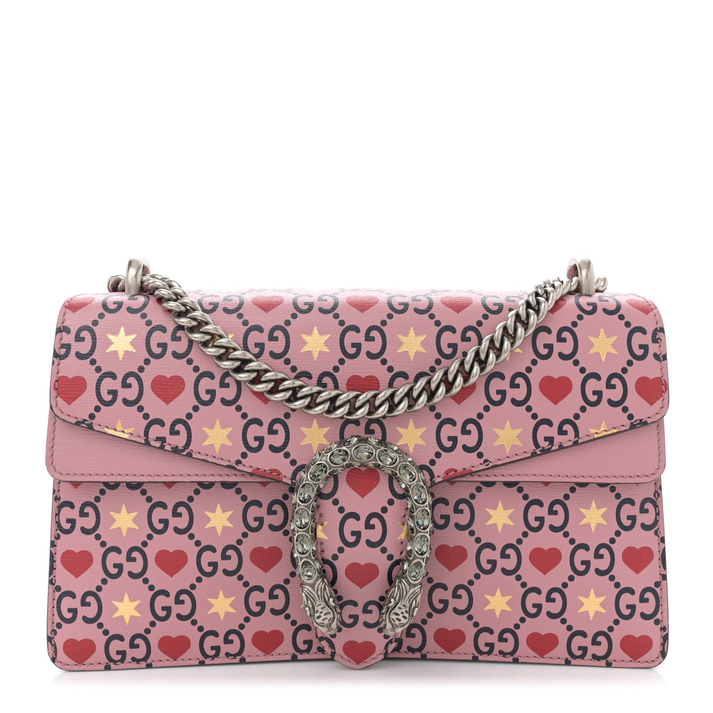 Calfskin Valentine's Day Exclusive Small Dionysus Bag Pink