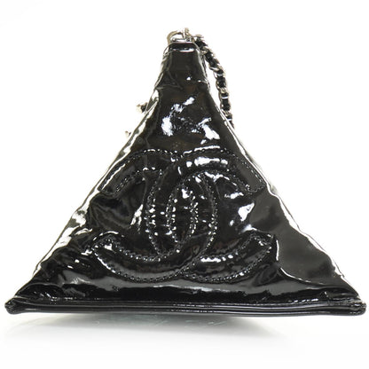 Chanel Patent Small CC Bonbons Candy Wristlet Black 1 of 8