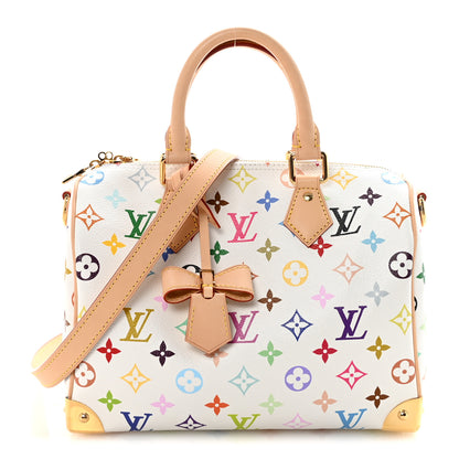 Louis Vuitton LV X TM Monogram Multicolor Speedy Bandouliere 25 White 1 of 9