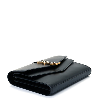 Saint Laurent Smooth Calfskin Monogram Sulpice Chain Wallet Black 5 of 9