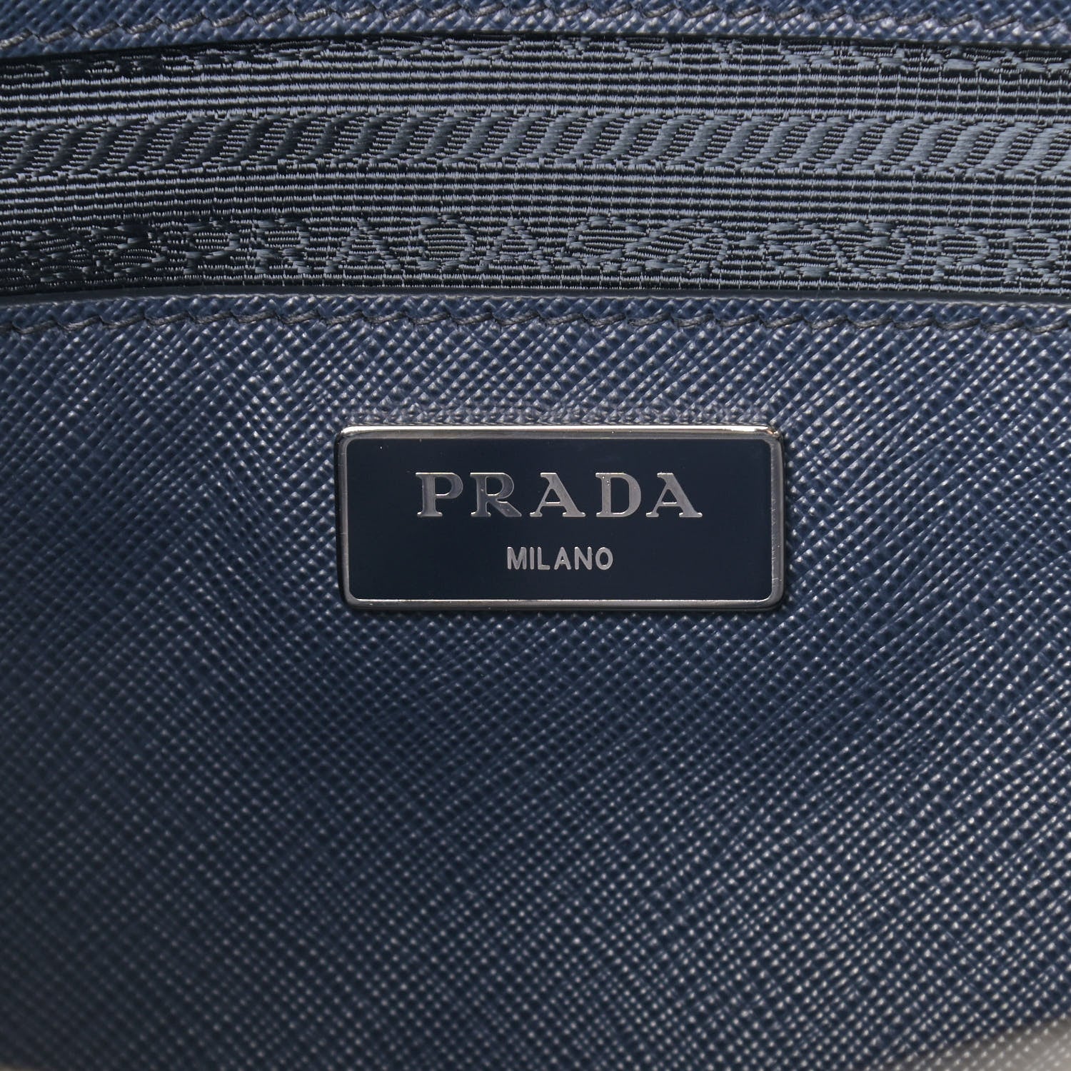 Prada Saffiano Medium Galleria Double Zip Tote Baltico 10 of 10