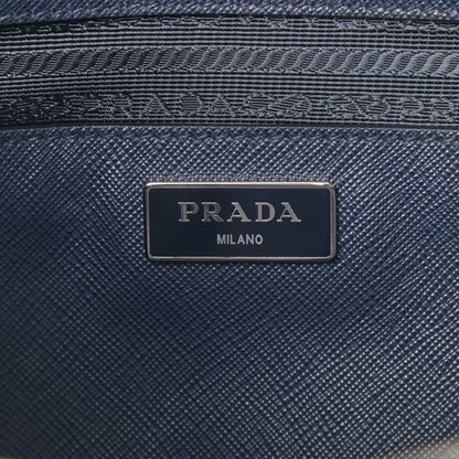 Prada Saffiano Medium Galleria Double Zip Tote Baltico 10 of 10