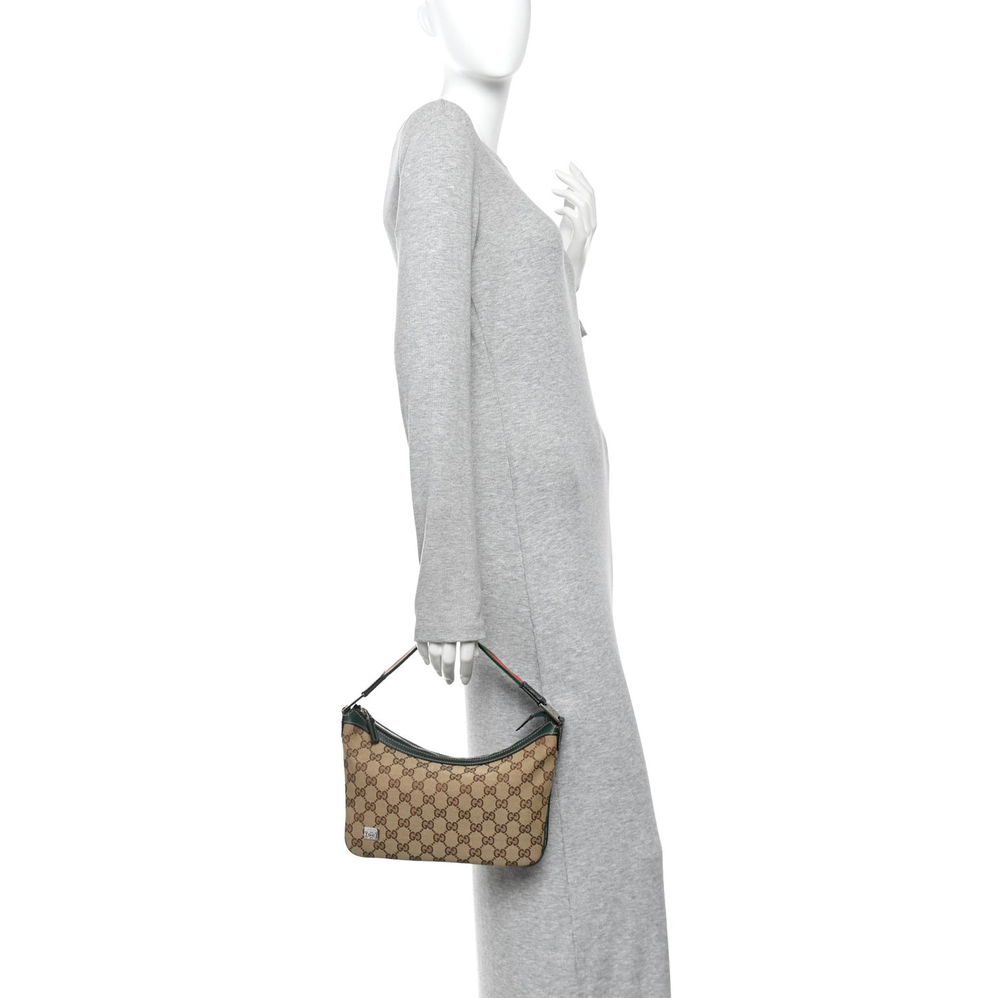 Monogram Medium Pop Hobo Green