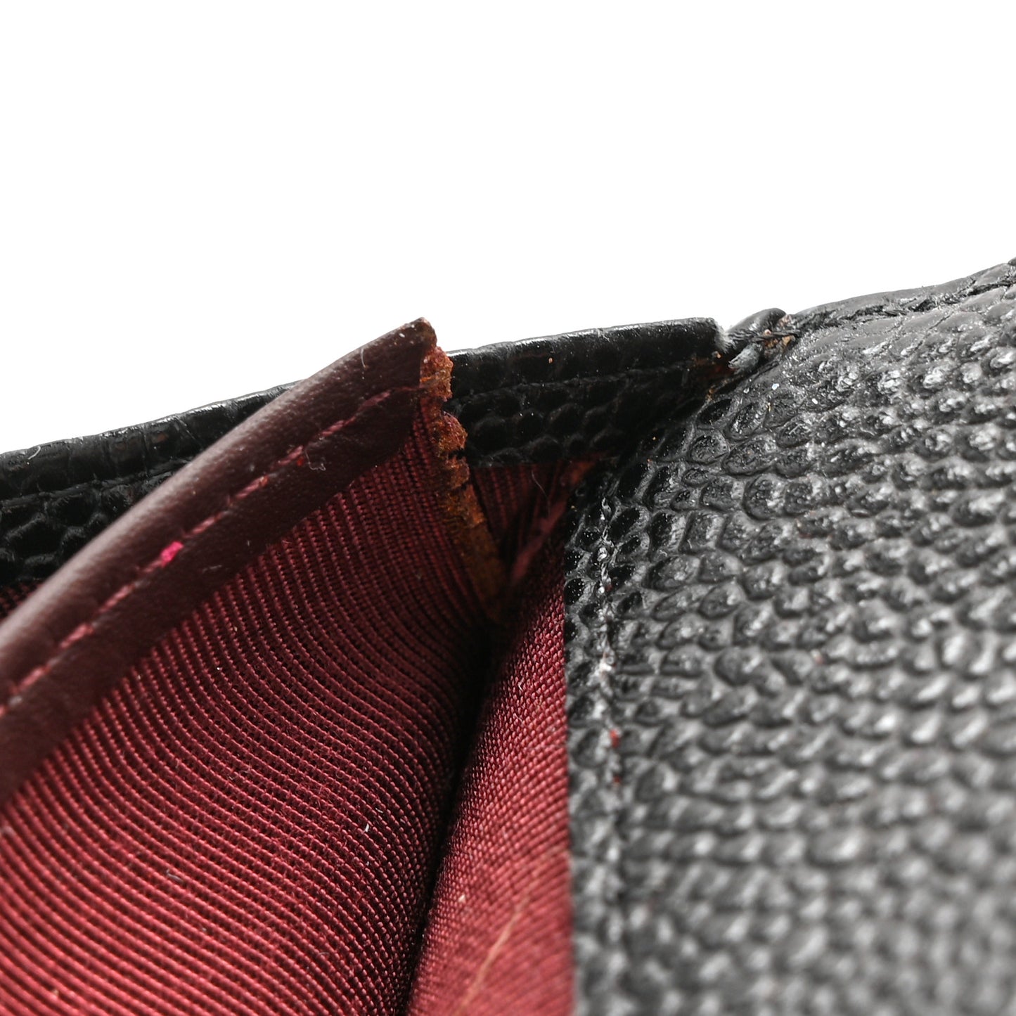 Caviar Quilted Large Gusset Flap Wallet Black