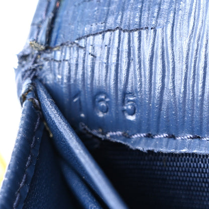 Prada Vitello Move Metal Oro Chain Wallet Bluette 8 of 11