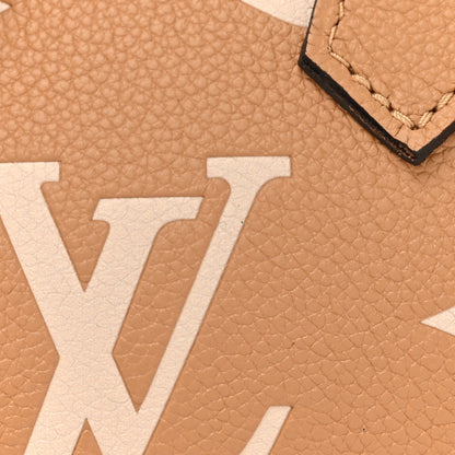 Louis Vuitton Empreinte Monogram Giant Nano Speedy Arizona Creme 7 of 9