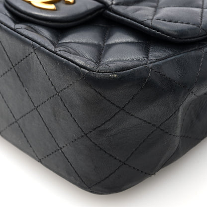 Chanel Lambskin Quilted Mini Square Flap Black 10 of 10
