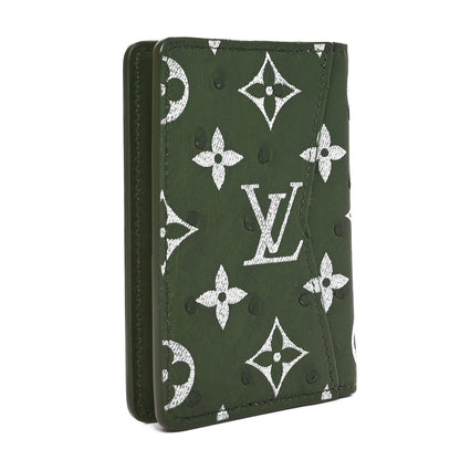 Louis Vuitton Ostrich Monogram Pocket Organizer Cactus 3 of 7