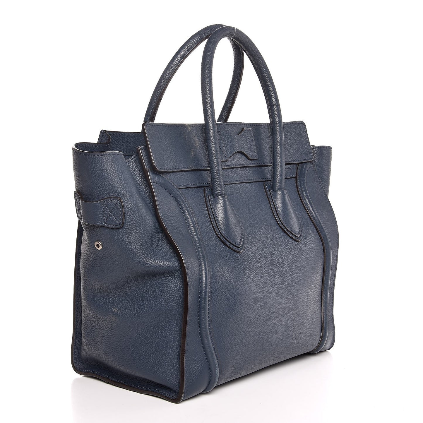 Drummed Calfskin Mini Luggage Orage