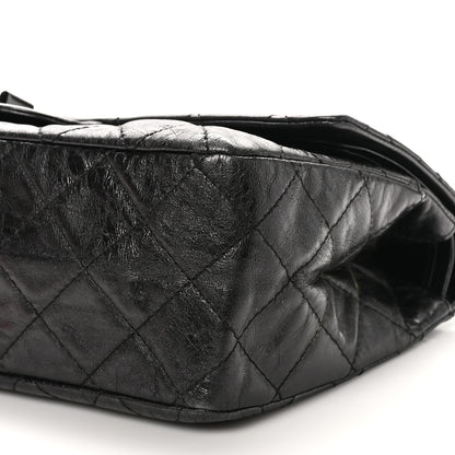 Chanel Metallic Aged Calfskin Quilted 2.55 Reissue 227 Flap So Black 10 of 10