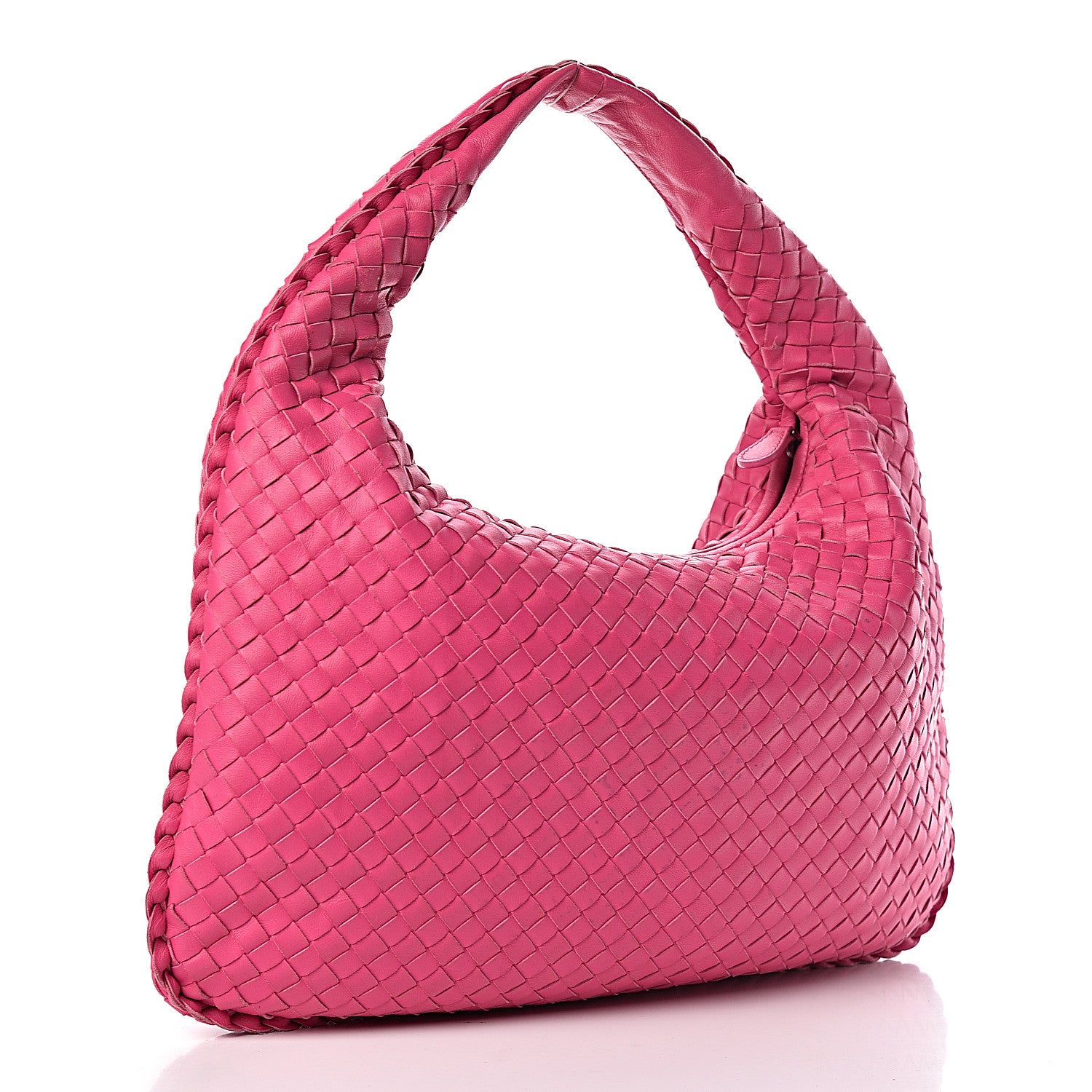 Bottega Veneta Nappa Intrecciato Medium Veneta Hobo Rosa Shock 3 of 15