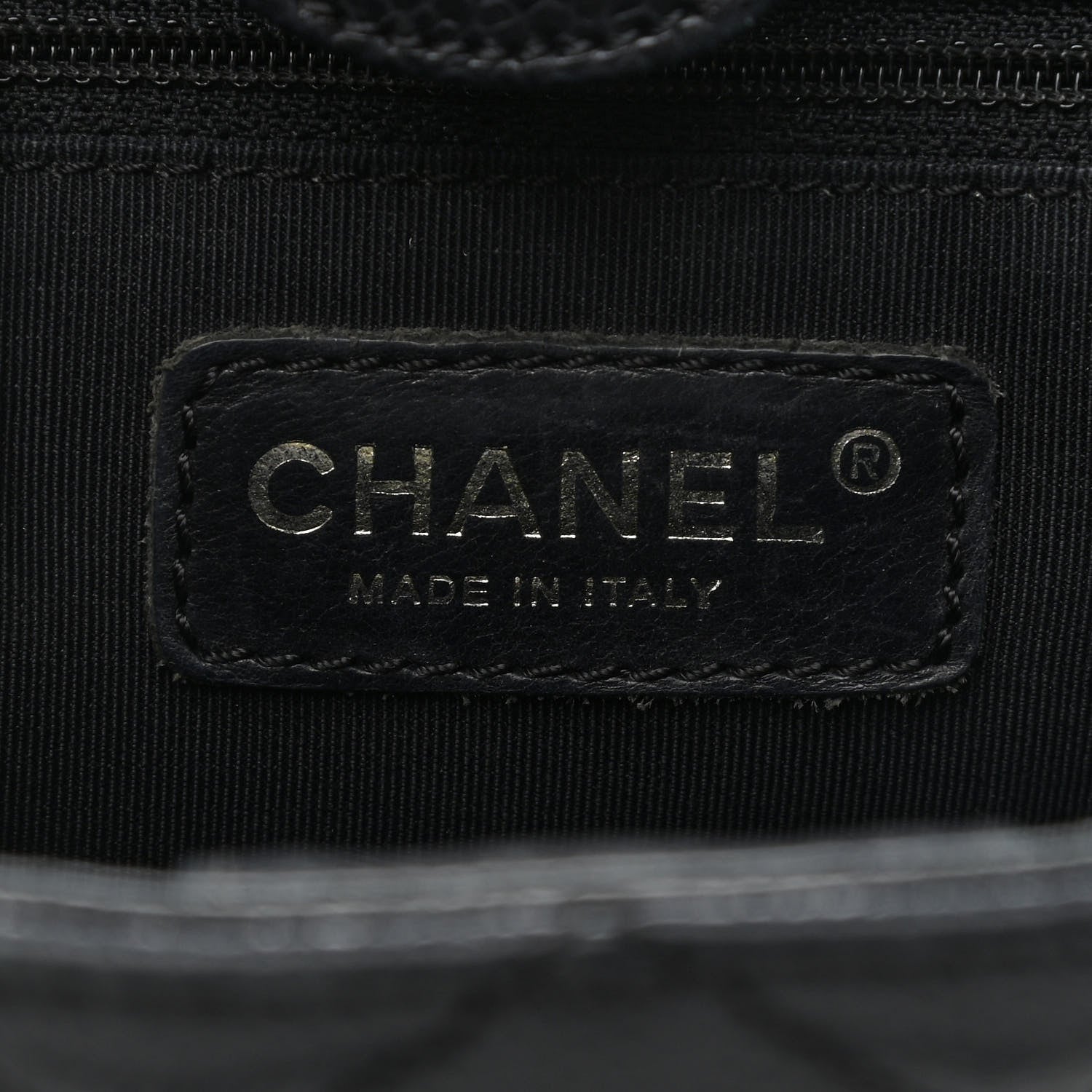 Chanel Caviar Quilted Petit Shopping Tote PST Black 6 of 17