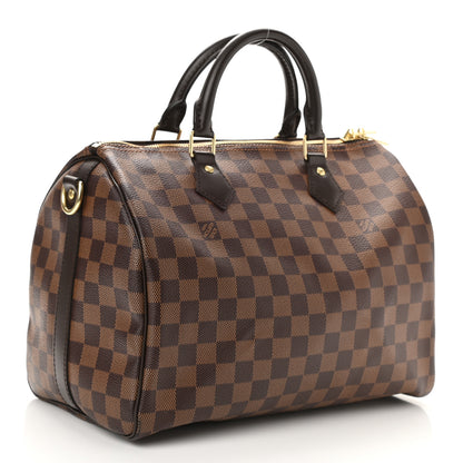 Louis Vuitton Damier Ebene Speedy Bandouliere 30 2 of 7
