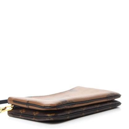 Louis Vuitton Reverse Monogram Giant Double Zip Pochette 4 of 13