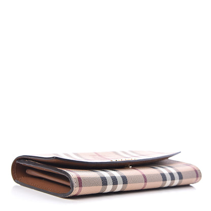 Burberry Haymarket Check Halton Wallet Tan 4 of 7