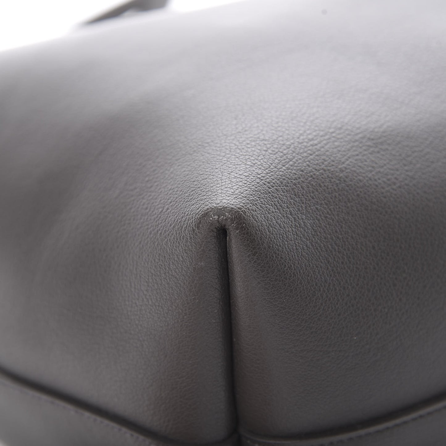 Calfskin Large Shopping Tote Dark Grey
