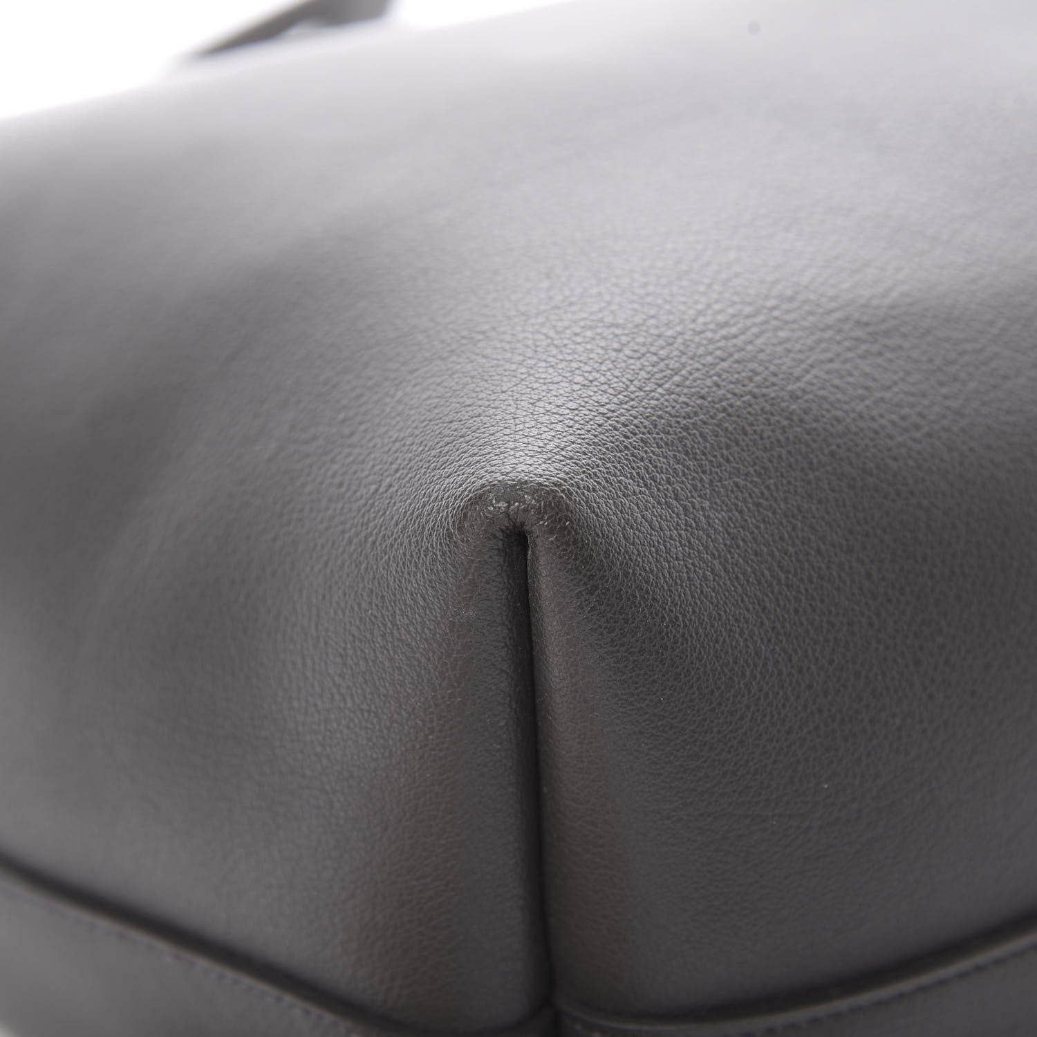 Saint Laurent Calfskin Large Shopping Tote Dark Grey 13 of 18