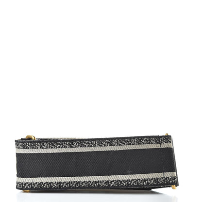 Christian Dior Canvas Embroidered Shoulder Strap Black 2 of 4