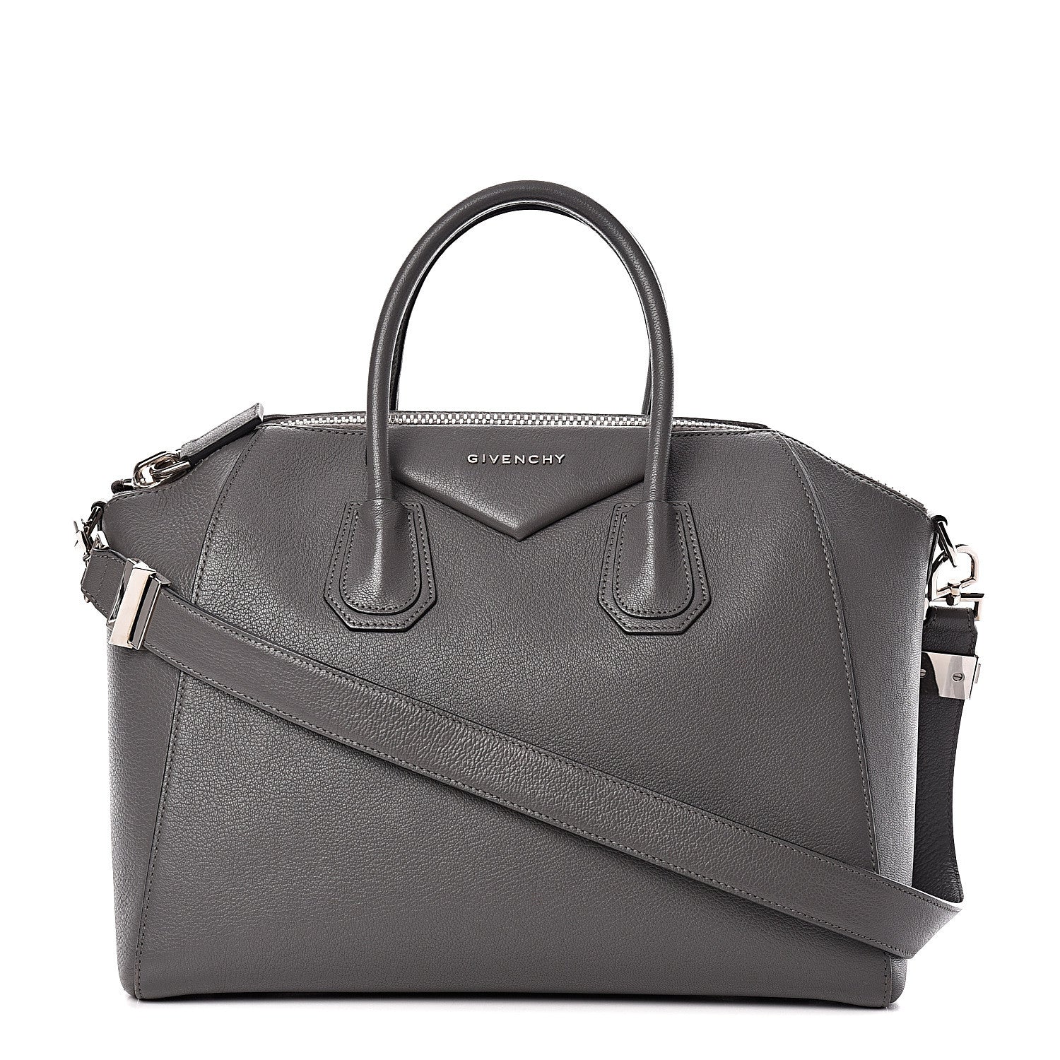 Givenchy Sugar Goatskin Medium Antigona Dark Grey 1 of 20