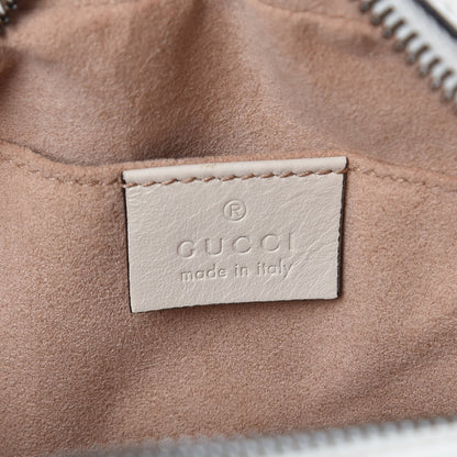 Gucci Calfskin Matelasse Mini GG Marmont Chain Shoulder Bag White 6 of 7