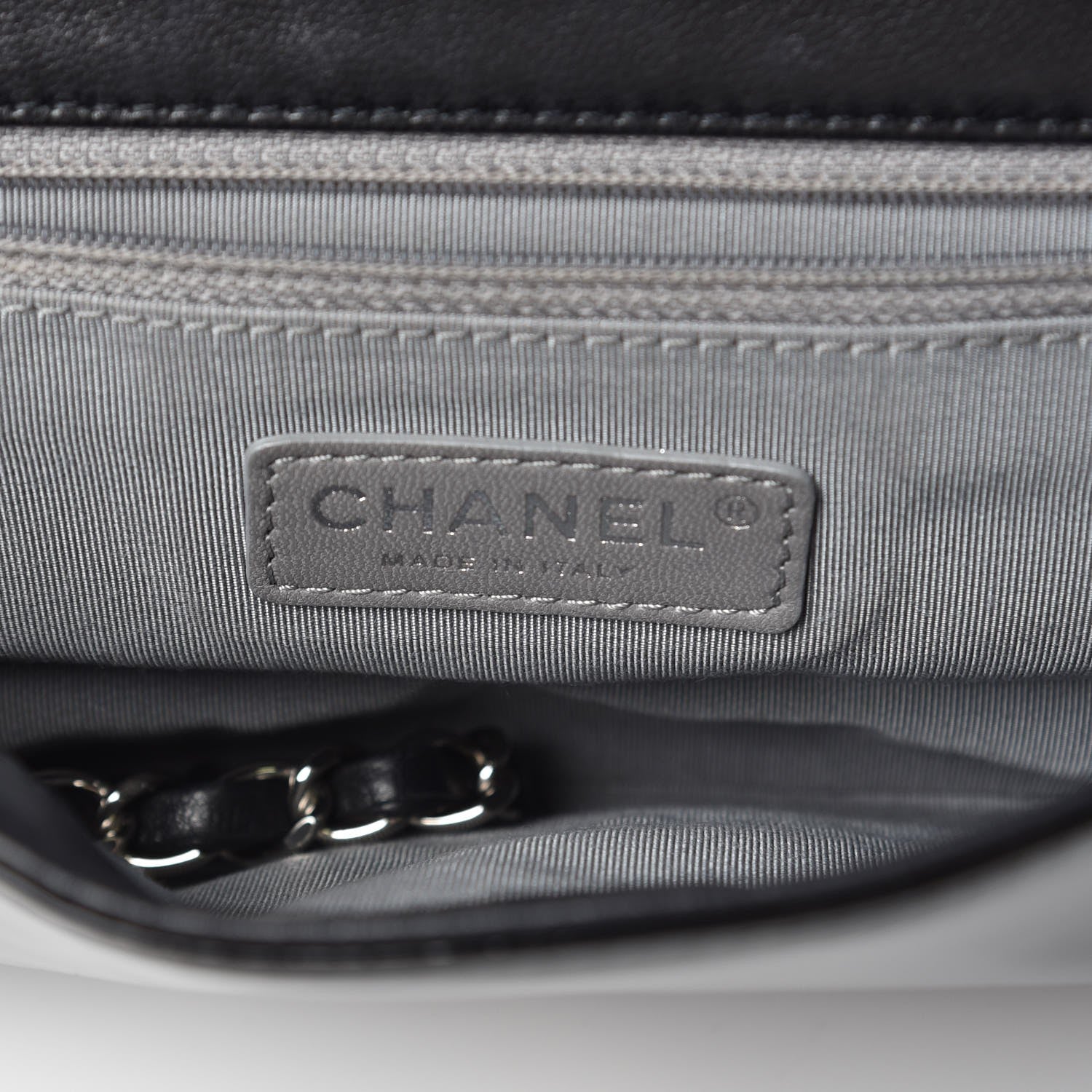 Chanel Vinyl Lipstick Flap Black 6 of 7