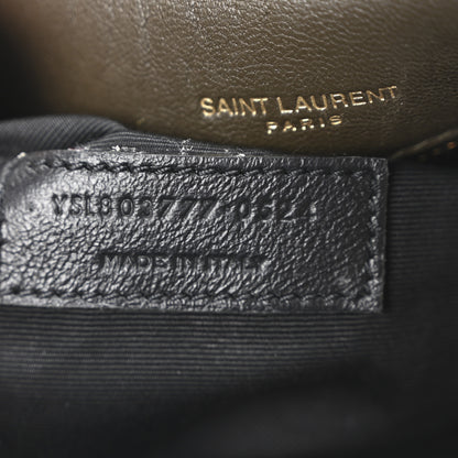Saint Laurent Grained Lambskin Monogram Large Niki Chain Satchel Light Musk 7 of 10