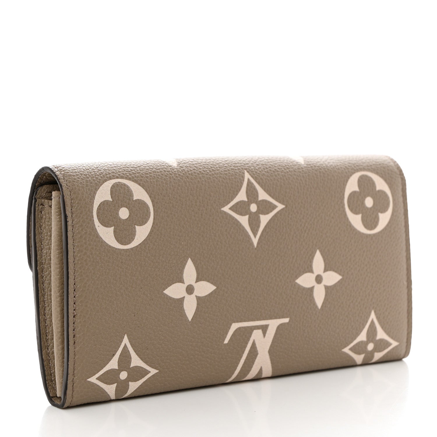 Louis Vuitton Empreinte Monogram Giant Sarah Wallet Tourterelle Creme 3 of 6