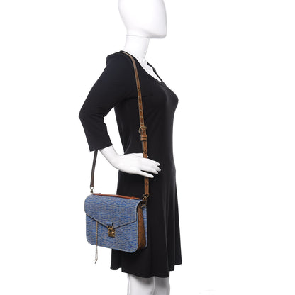 Louis Vuitton Epi Reverse Monogram Pochette Metis Denim Light 3 of 10