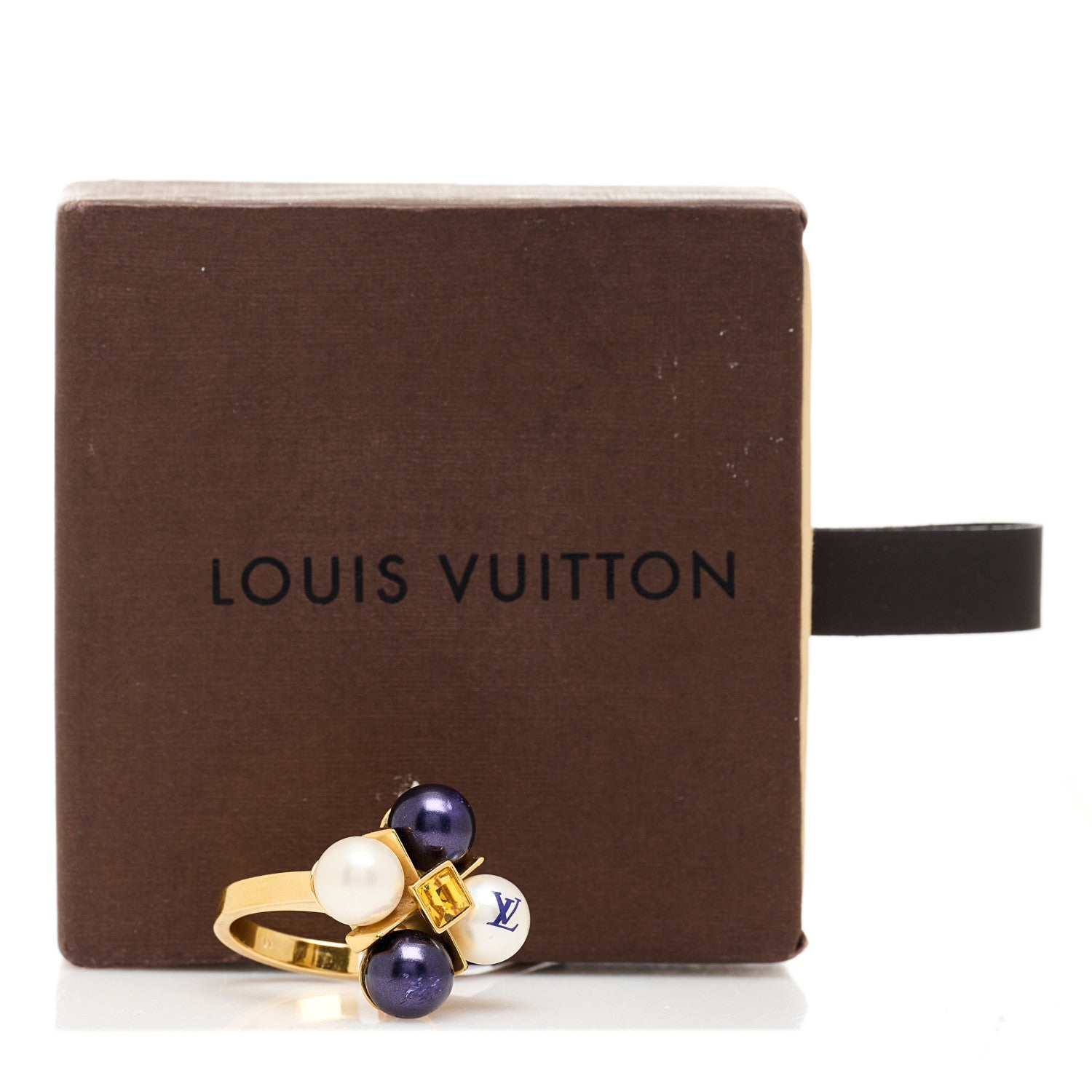 Louis Vuitton Pearl Cry Me A River Ring M 9 of 9
