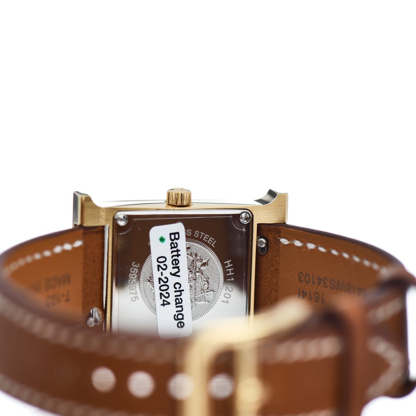 Stainless Steel Barenia 21mm Heure H Hour Quartz Watch Fauve