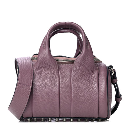 Alexander Wang Pebbled Lambskin Mini Rockie Mauve Rhodium Hardware 1 of 12